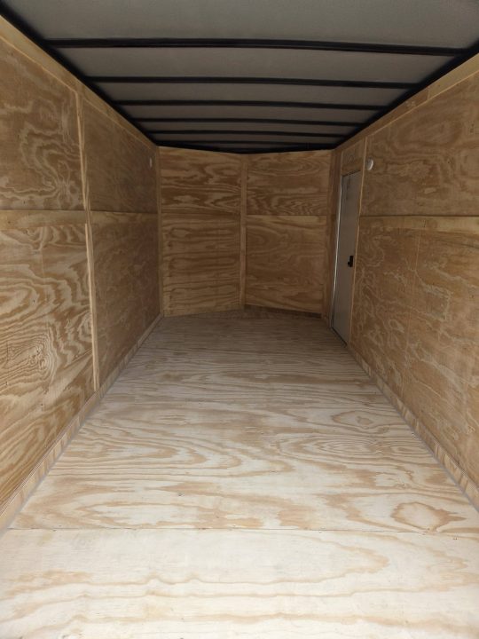 New 2027 One Stop 7x14 enclosed cargo trailer with rear spoiler Cargo / Enclosed Trailer