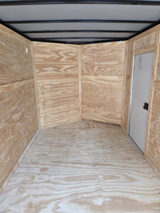 New 2027 One Stop 7x14 enclosed cargo trailer with rear spoiler Cargo / Enclosed Trailer