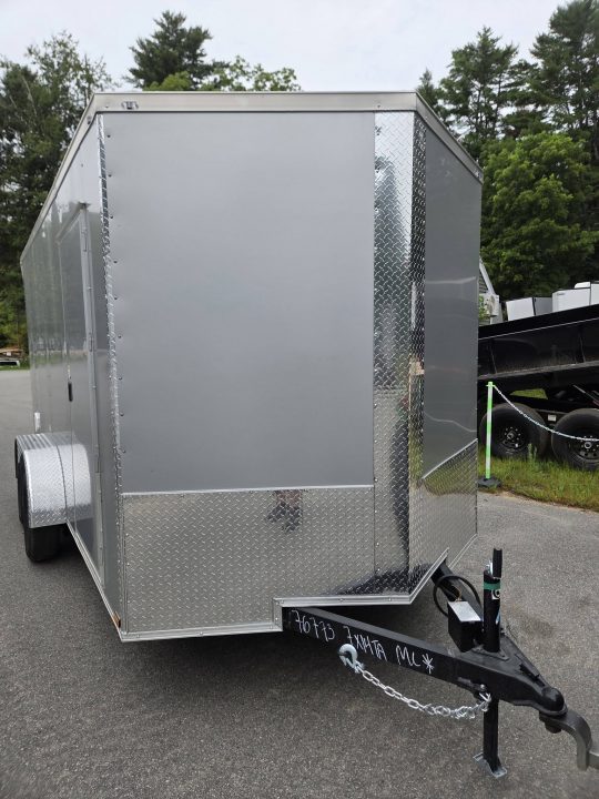 New 2027 One Stop 7x14 enclosed cargo trailer with rear spoiler Cargo / Enclosed Trailer