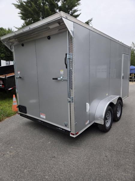 New 2027 One Stop 7x14 enclosed cargo trailer with rear spoiler Cargo / Enclosed Trailer