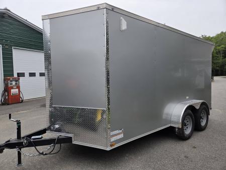 New 2027 One Stop 7x14 enclosed cargo trailer with rear spoiler Cargo / Enclosed Trailer