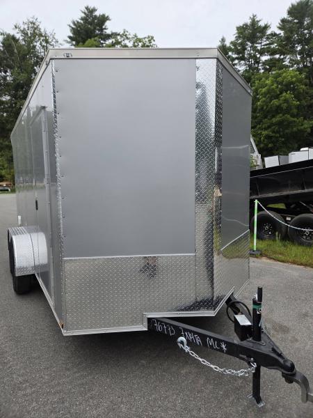 New 2027 One Stop 7x14 enclosed cargo trailer with rear spoiler Cargo / Enclosed Trailer