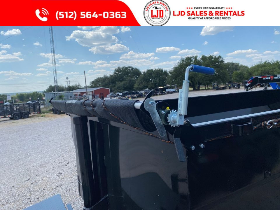New 2026 US Built - 16'x3' - Tarp - 16K GVWR - Spreader Gate -- Dump Trailer