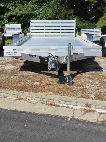 New 2027 Aluma 80x16 Utility, 8500 lb GVWR, Tailgate Ramp, 8016TA-BT