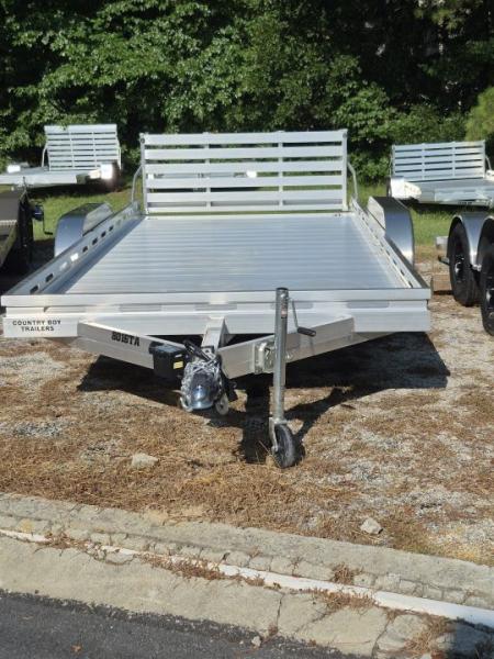 New 2027 Aluma 80x16 Utility, 8500 lb GVWR, Tailgate Ramp, 8016TA-BT