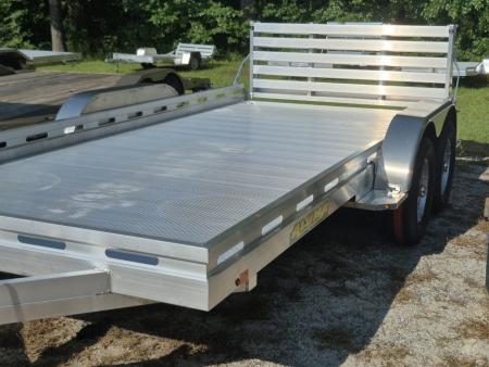 New 2027 Aluma 80x16 Utility, 8500 lb GVWR, Tailgate Ramp, 8016TA-BT