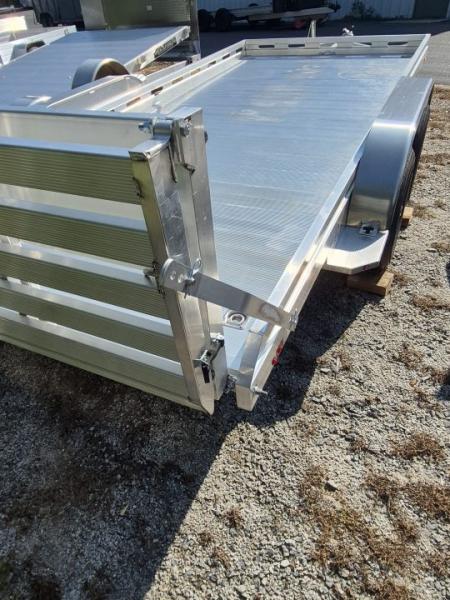 New 2027 Aluma 80x16 Utility, 8500 lb GVWR, Tailgate Ramp, 8016TA-BT