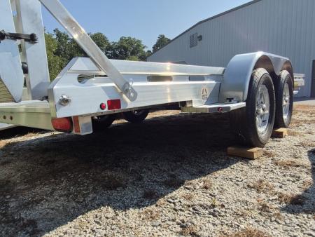 New 2027 Aluma 80x16 Utility, 8500 lb GVWR, Tailgate Ramp, 8016TA-BT