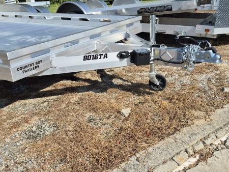 New 2027 Aluma 80x16 Utility, 8500 lb GVWR, Tailgate Ramp, 8016TA-BT