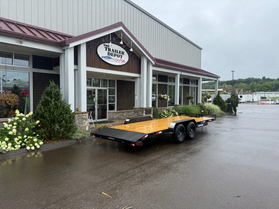 New Sure-Trac 7' x 20' Wood Deck Open Car Hauler 9.9K