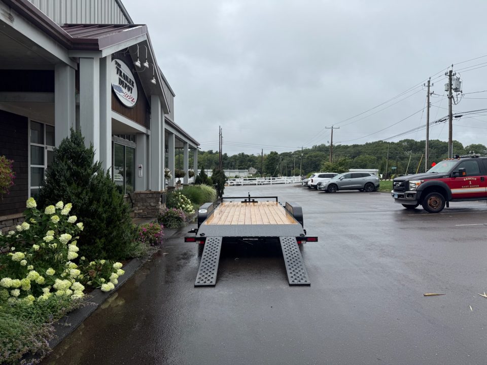 New Sure-Trac 7' x 20' Wood Deck Open Car Hauler 9.9K