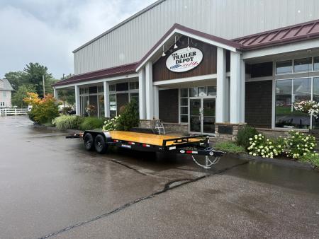 New Sure-Trac 7' x 20' Wood Deck Open Car Hauler 9.9K