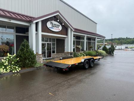 New Sure-Trac 7' x 20' Wood Deck Open Car Hauler 9.9K