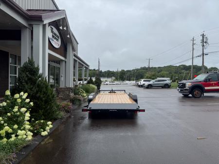 New Sure-Trac 7' x 20' Wood Deck Open Car Hauler 9.9K