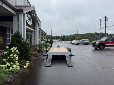 New Sure-Trac 7' x 20' Wood Deck Open Car Hauler 9.9K