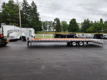 New 2027 BWISE EDG30-19 GALVANIZED GOOSENECK Equipment Trailer