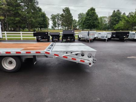 New 2027 BWISE EDG30-19 GALVANIZED GOOSENECK Equipment Trailer