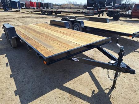 New 2026 AMO 82x18 Car Hauler 2 Axle Brake Led Lights