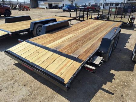 New 2026 AMO 82x18 Car Hauler 2 Axle Brake Led Lights
