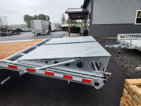 New 2027 BWISE EHD17 102x24 17.6K Deckover Equipment Trailer