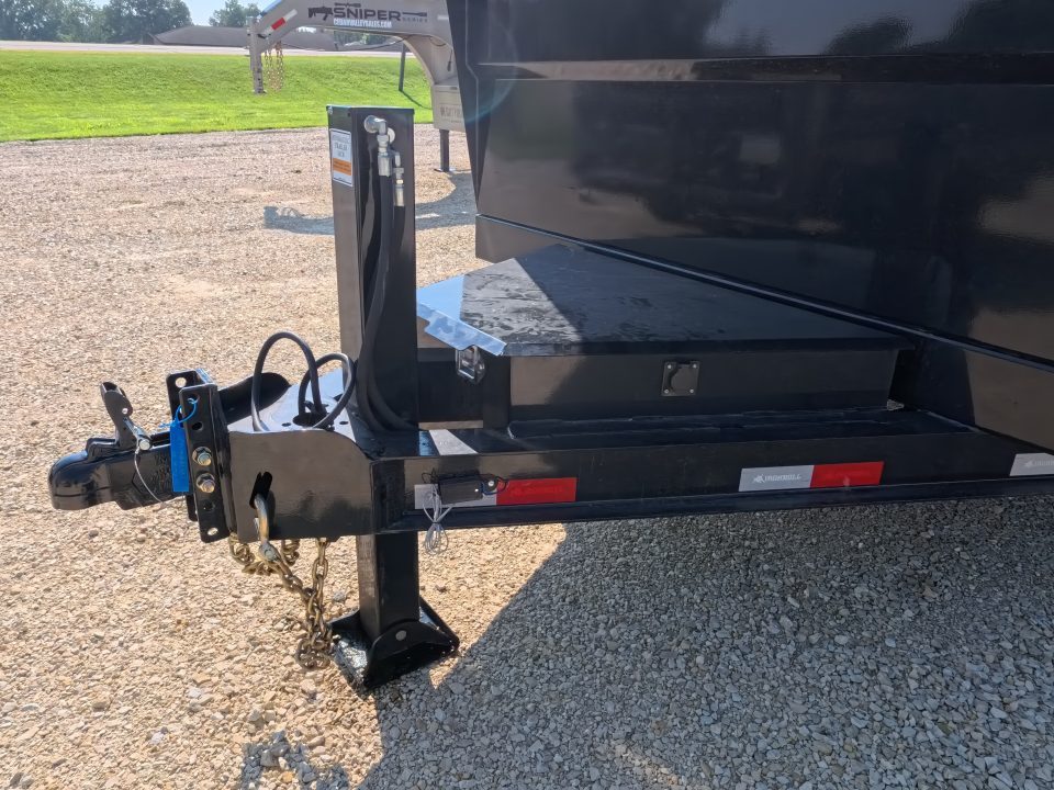 New 2027 Iron Bull 83 x 16 DTB Dump Trailer with 7K Axles, 48" Sides and Hydraulic Jack