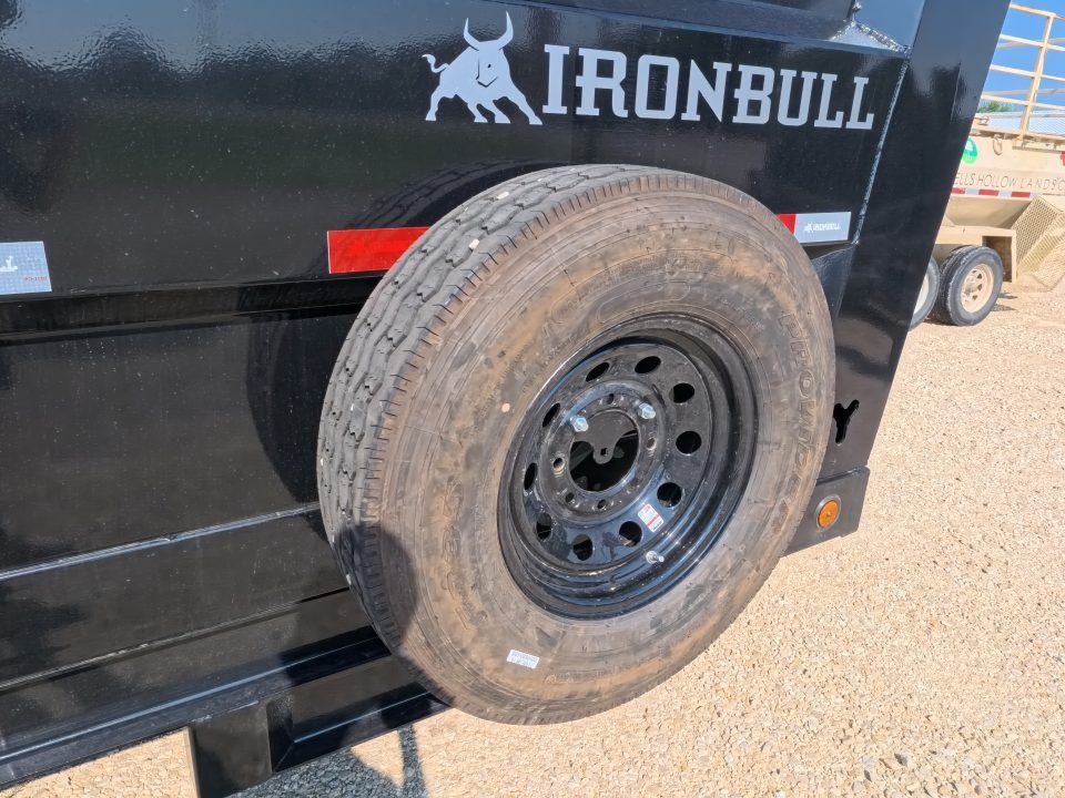 New 2027 Iron Bull 83 x 16 DTB Dump Trailer with 7K Axles, 48" Sides and Hydraulic Jack