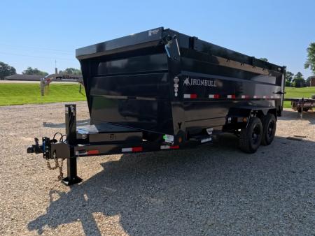New 2027 Iron Bull 83 x 16 DTB Dump Trailer with 7K Axles, 48" Sides and Hydraulic Jack