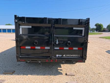 New 2027 Iron Bull 83 x 16 DTB Dump Trailer with 7K Axles, 48" Sides and Hydraulic Jack