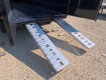 New 2027 Iron Bull 83 x 16 DTB Dump Trailer with 7K Axles, 48" Sides and Hydraulic Jack