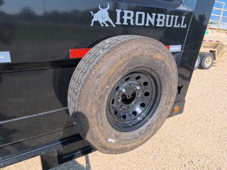 New 2027 Iron Bull 83 x 16 DTB Dump Trailer with 7K Axles, 48" Sides and Hydraulic Jack