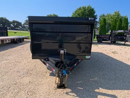 New 2027 Iron Bull 83 x 16 DTB Dump Trailer with 7K Axles, 48" Sides and Hydraulic Jack