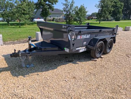 New 2027 Norstar 60 X 10 DCB Dump Trailer with 2) 3500 lb. Axles, 8 Ply Tires - Gray