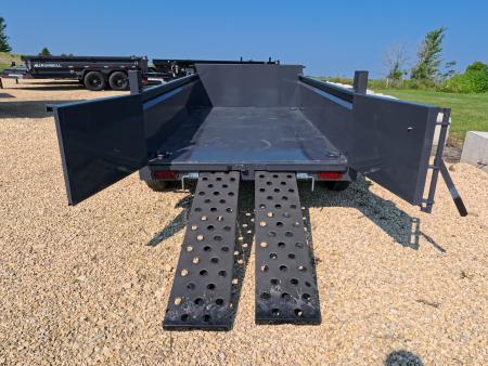 New 2027 Norstar 60 X 10 DCB Dump Trailer with 2) 3500 lb. Axles, 8 Ply Tires - Gray