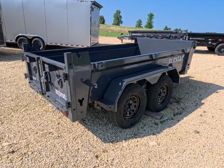 New 2027 Norstar 60 X 10 DCB Dump Trailer with 2) 3500 lb. Axles, 8 Ply Tires - Gray