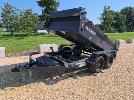 New 2027 Norstar 60 X 10 DCB Dump Trailer with 2) 3500 lb. Axles, 8 Ply Tires - Gray