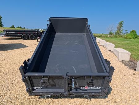 New 2027 Norstar 60 X 10 DCB Dump Trailer with 2) 3500 lb. Axles, 8 Ply Tires - Gray