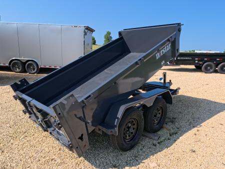 New 2027 Norstar 60 X 10 DCB Dump Trailer with 2) 3500 lb. Axles, 8 Ply Tires - Gray