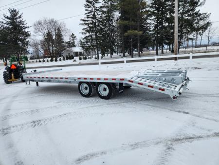 New 2027 BWISE EHD17 102x24 17.6K Deckover Equipment Trailer