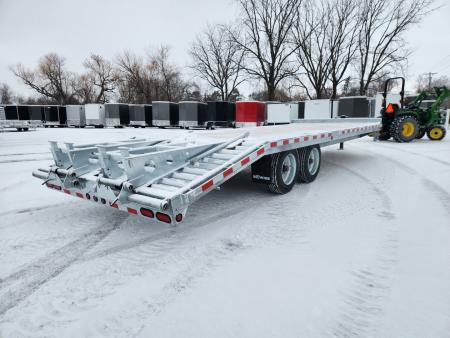 New 2027 BWISE EHD17 102x24 17.6K Deckover Equipment Trailer