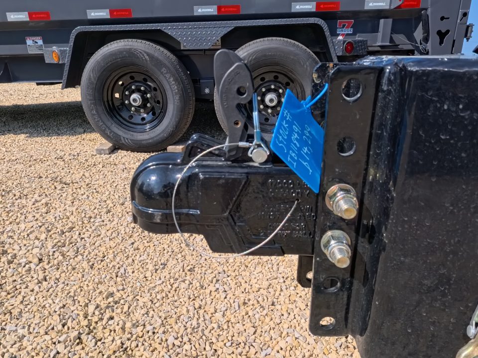 New 2027 Iron Bull 83 x 14 DWB Legendary Reserve Dump Trailer with 14K GVWR, Hydraulic Jack, Dock Legs, Solar Charger, Spare Tire and More!