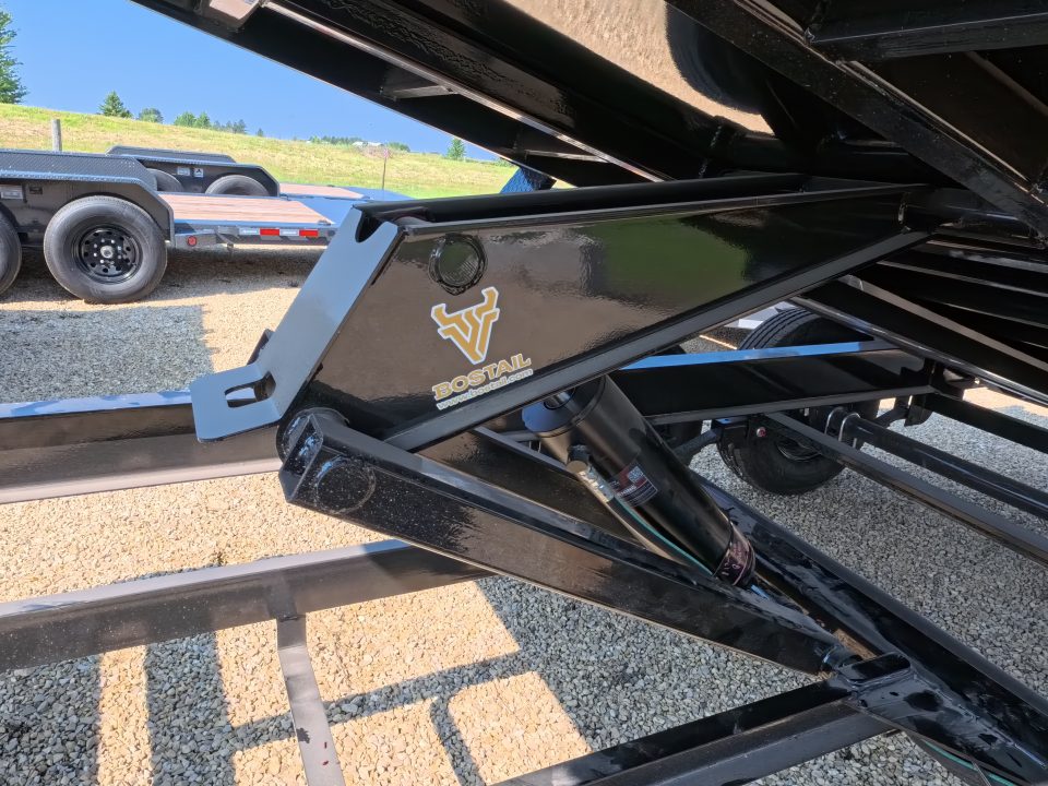 New 2027 Iron Bull 83 x 14 DWB Legendary Reserve Dump Trailer with 14K GVWR, Hydraulic Jack, Dock Legs, Solar Charger, Spare Tire and More!
