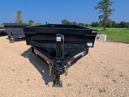 New 2027 Iron Bull 83 x 14 DWB Legendary Reserve Dump Trailer with 14K GVWR, Hydraulic Jack, Dock Legs, Solar Charger, Spare Tire and More!