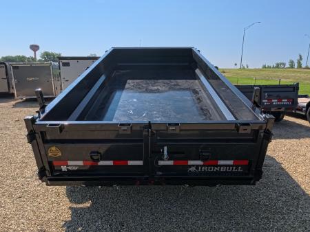 New 2027 Iron Bull 83 x 14 DWB Legendary Reserve Dump Trailer with 14K GVWR, Hydraulic Jack, Dock Legs, Solar Charger, Spare Tire and More!
