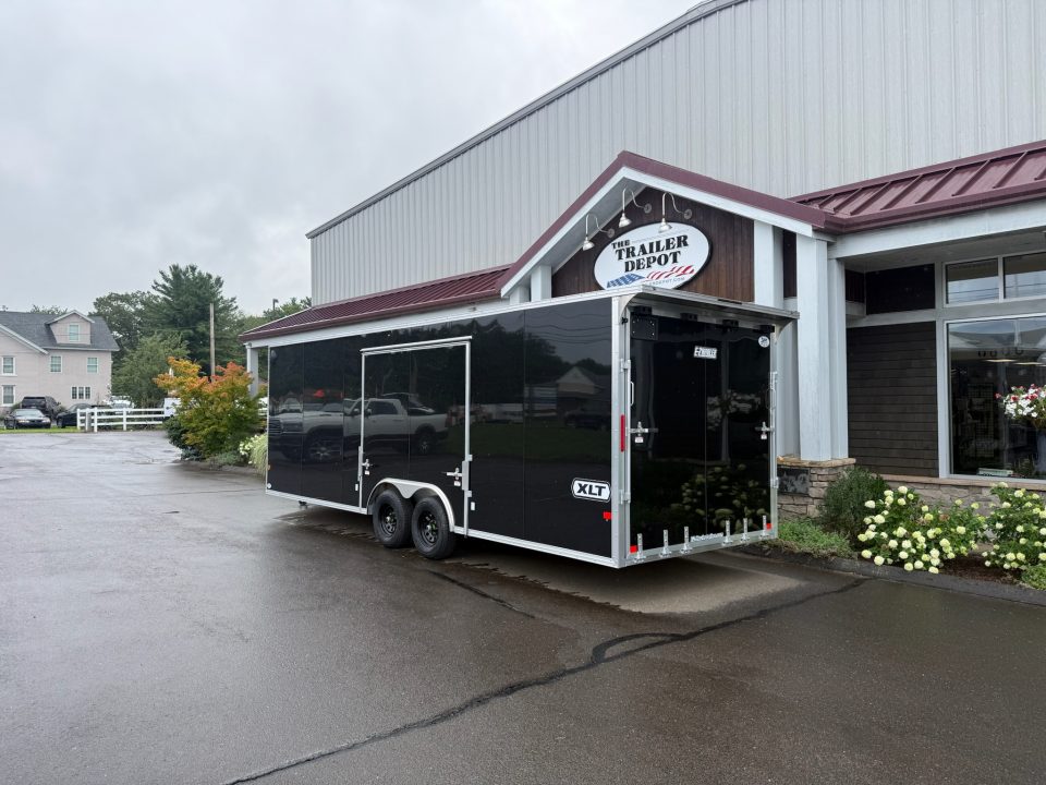 New E-Z Hauler 8'6" x 24' XLT Enclosed Car Hauler with Escape Door 9.9K