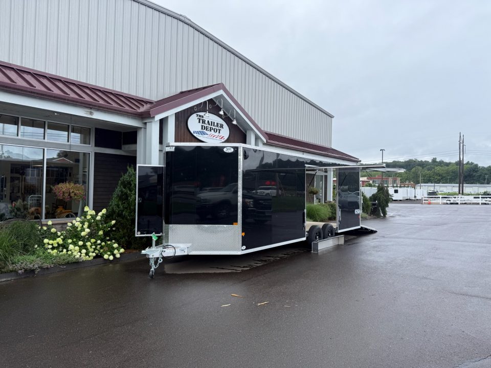 New E-Z Hauler 8'6" x 24' XLT Enclosed Car Hauler with Escape Door 9.9K