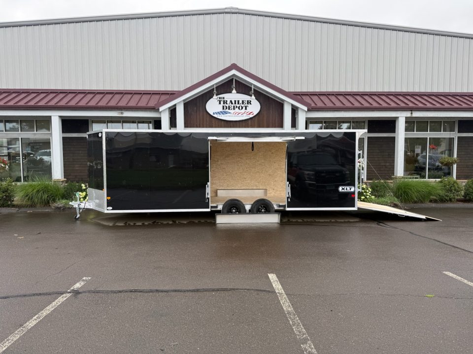 New E-Z Hauler 8'6" x 24' XLT Enclosed Car Hauler with Escape Door 9.9K