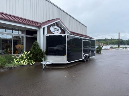 New E-Z Hauler 8'6" x 24' XLT Enclosed Car Hauler with Escape Door 9.9K