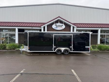 New E-Z Hauler 8'6  x 24' XLT Enclosed Car Hauler with Escape Door 9.9K