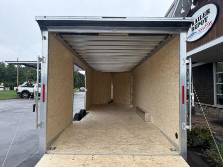 New E-Z Hauler 8'6" x 24' XLT Enclosed Car Hauler with Escape Door 9.9K