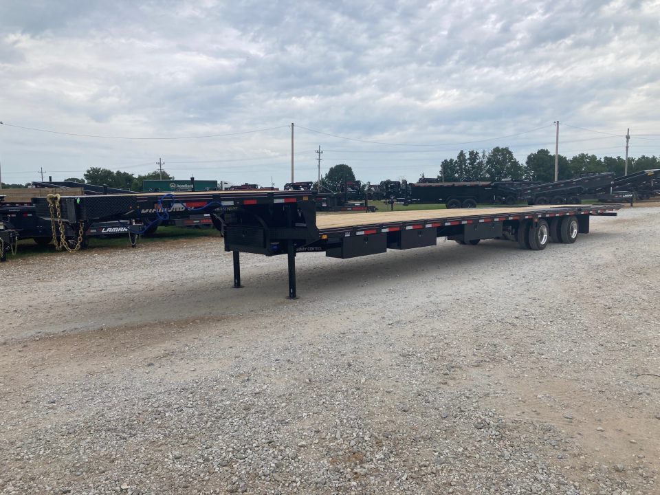 New 2027 Diamond C Trailers 102X53 TANDEM 40K STEPDECK W/ HYDROJACKS, AIR RIDE/FRONT LIFT AXLE, 72" SPREAD & DISC BRAKES Flatbed Trailer